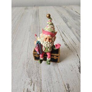 Enesco elf dapper luggage North Pole village elf zimnicki accessory figurine Xma